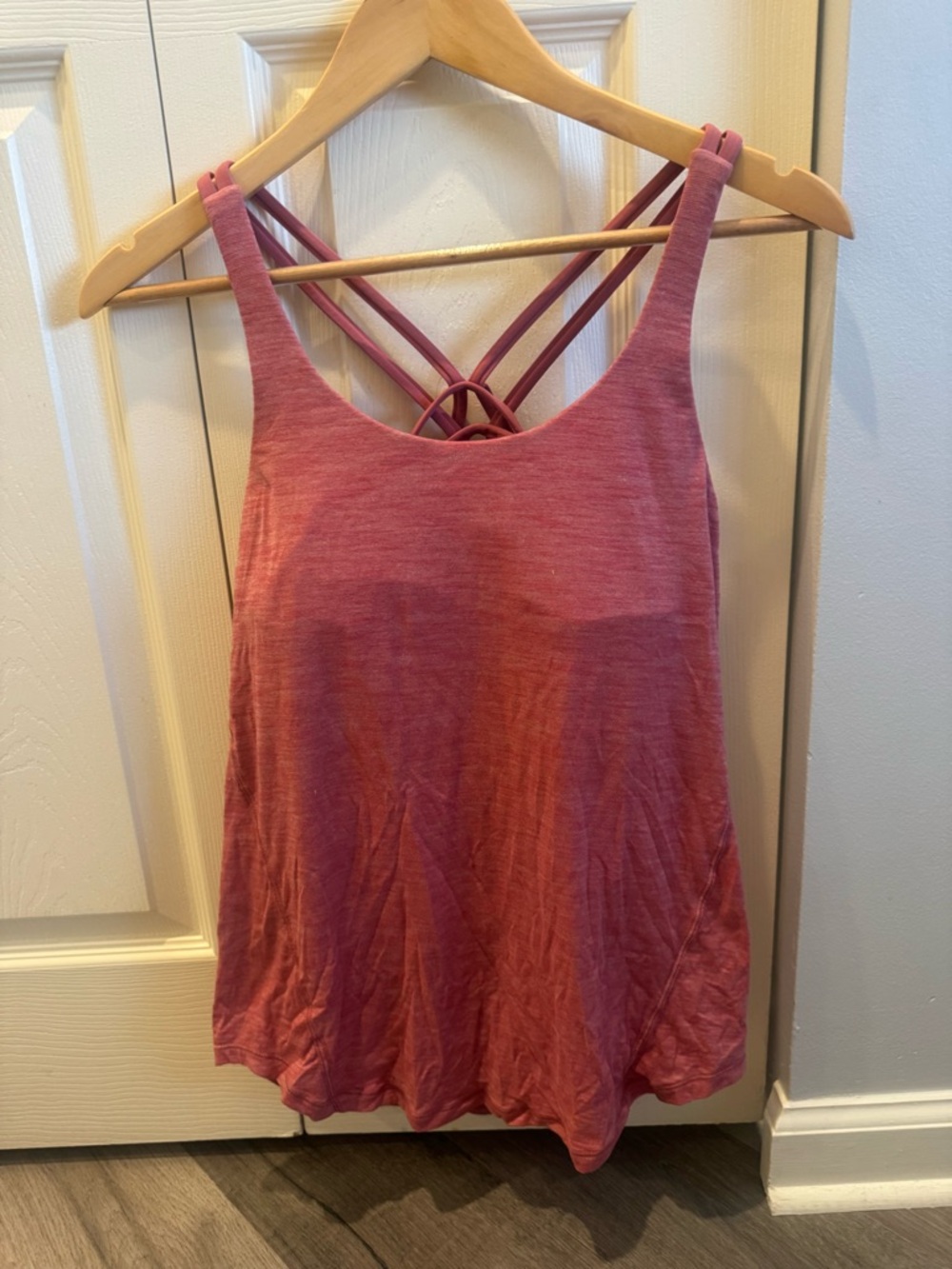 lululemon athletica Dusty Rose Strappy Flow Tank